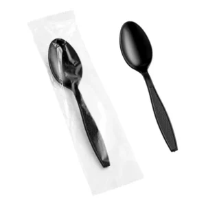 heavy-weight-wrapped-plastic-spoon-black