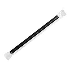 Boba Straw – Film Wrapped BLACK/NEON